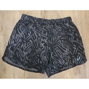 Asics motion dry black running shorts zipper pocket women's M‎